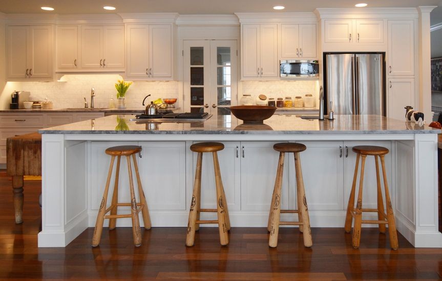 Wooden kitchen stool