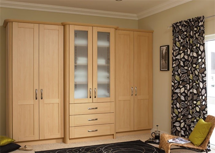 wood durable wardrobe